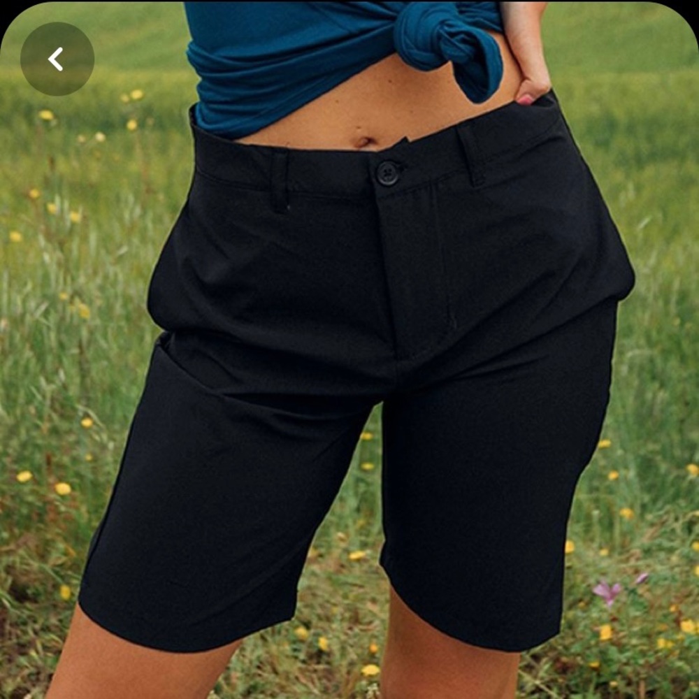 Albion Fit Black Bermuda Shorts